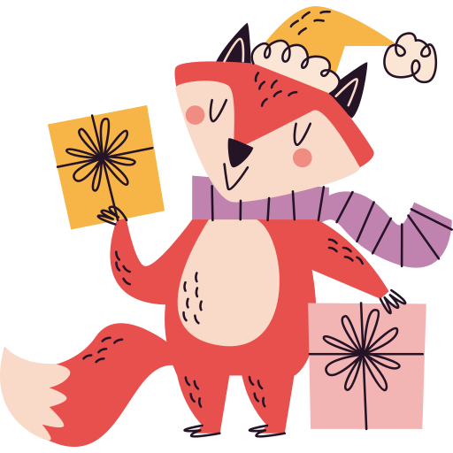 Fox Stickers - Free animals Stickers