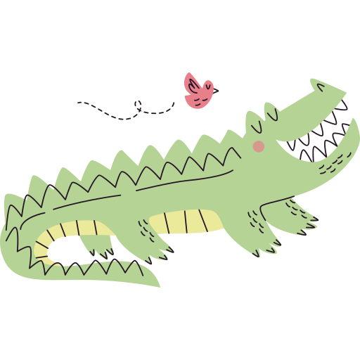 crocodilo grátis figurinha
