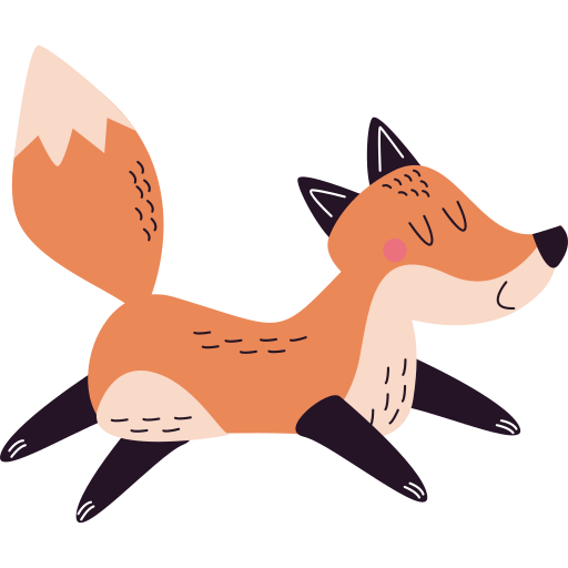 Fox Stickers - Free animals Stickers