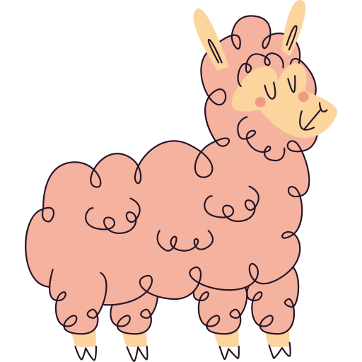 alpaca gratis sticker