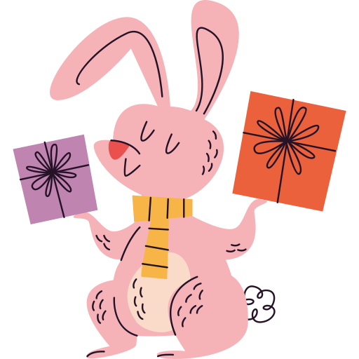 lapin gratuit sticker