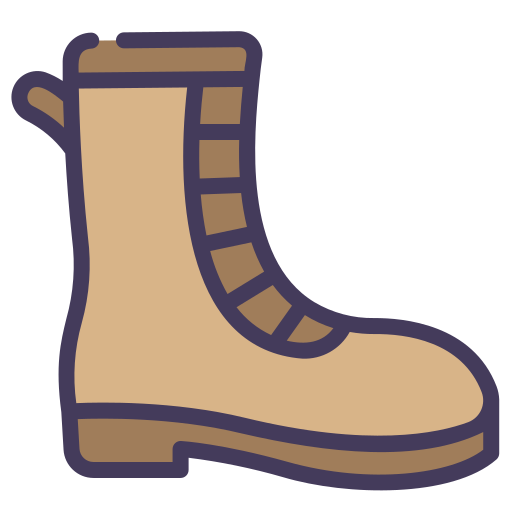 Boot Generic Outline Color icon