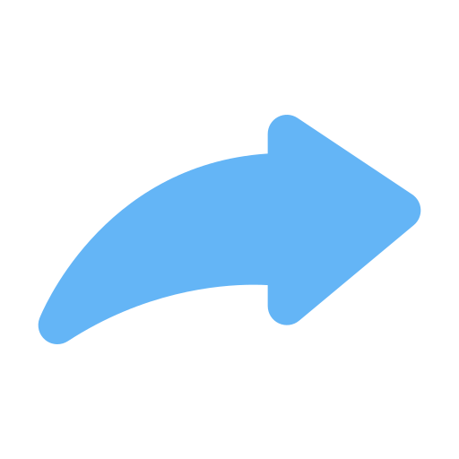 Forward Generic Blue icon