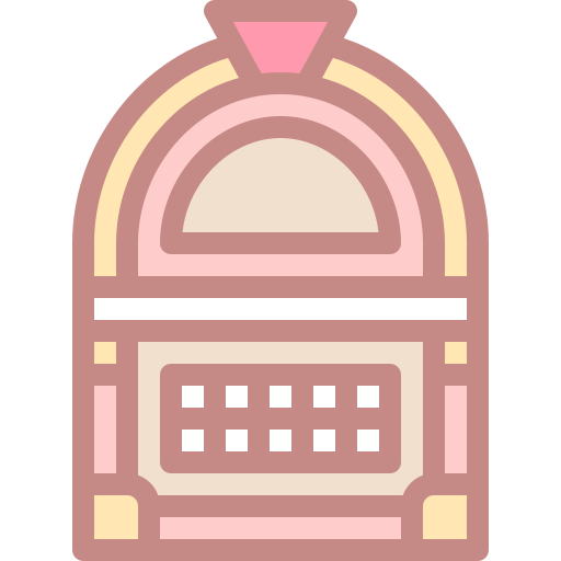 tocadiscos tragamonedas icono gratis