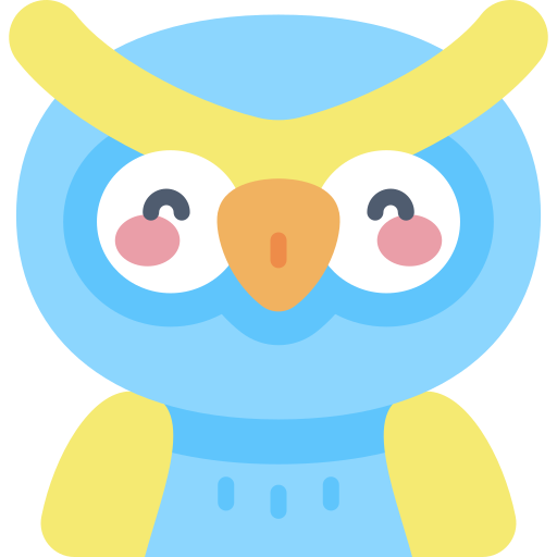 Owl Kawaii Flat Icon