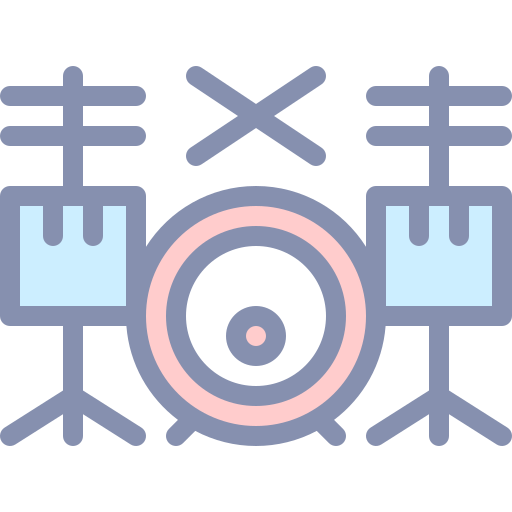 Drum set free icon