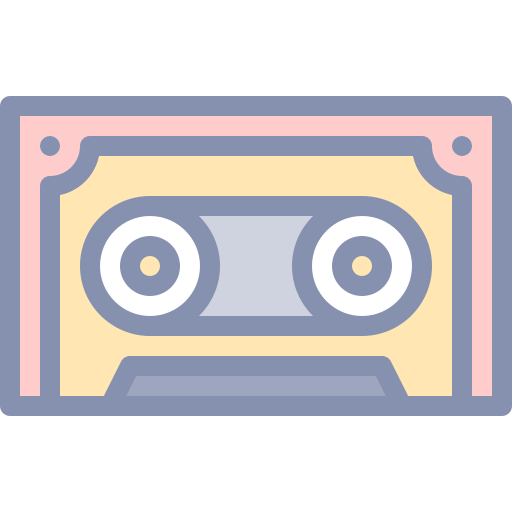 Cassette tape free icon