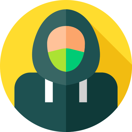 Anonymous Flat Circular Flat icon