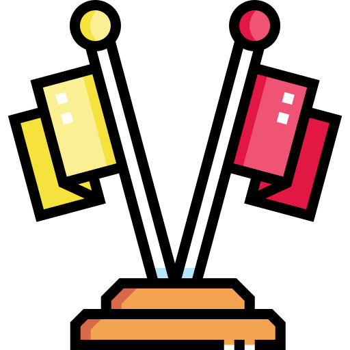 Diplomacy Detailed Straight Lineal color icon