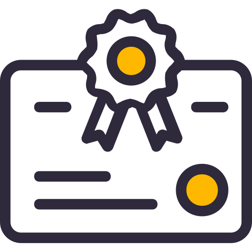 증명서 무료 아이콘