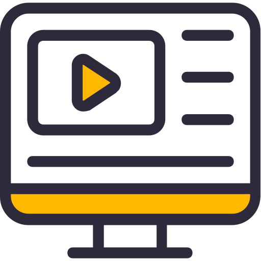 video tutorial icono gratis