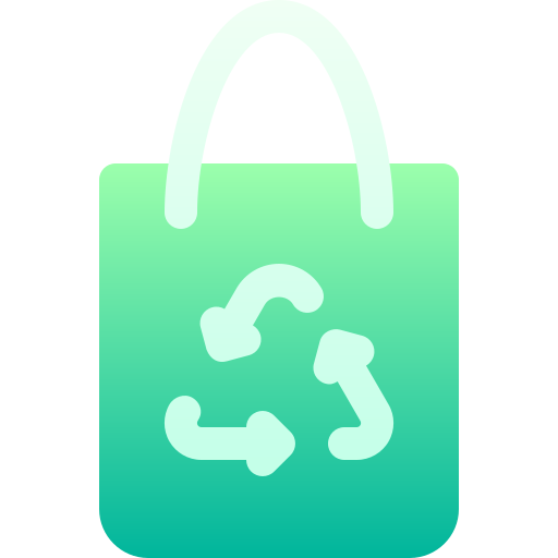 Eco bag Basic Gradient Gradient icon