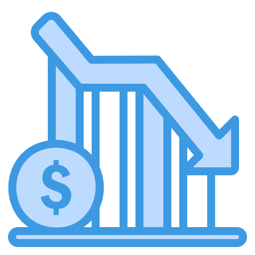 Losses Generic Blue icon