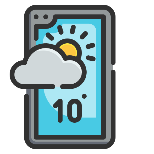 pronóstico del tiempo icono gratis