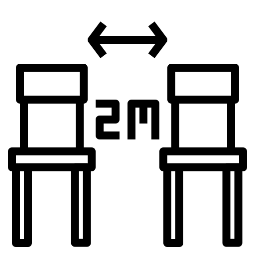 Social distancing free icon Social distancing free icon