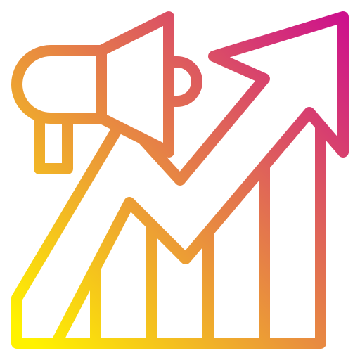 gráfico de crecimiento icono gratis