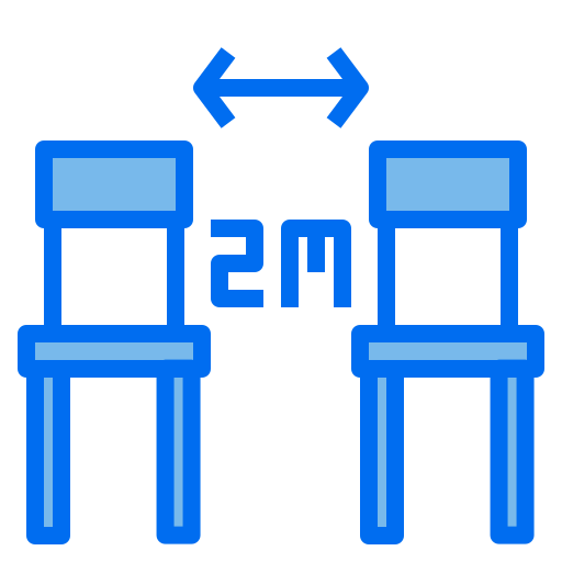 Social distancing free icon Social distancing free icon
