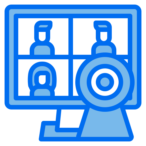 Video conference free icon Video conference free icon