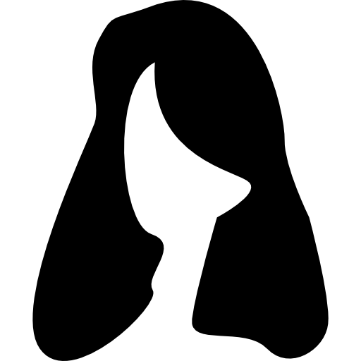 weibliches haar kostenlos Icon weibliches haar kostenlos Icon