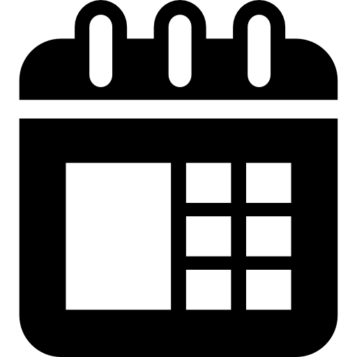 herramienta de calendario icono gratis