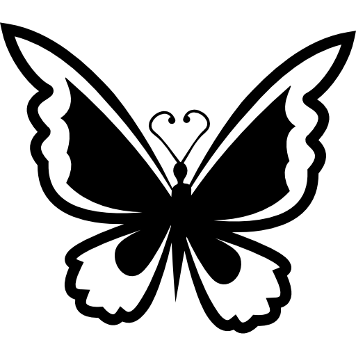 Butterfly top view - Free animals icons