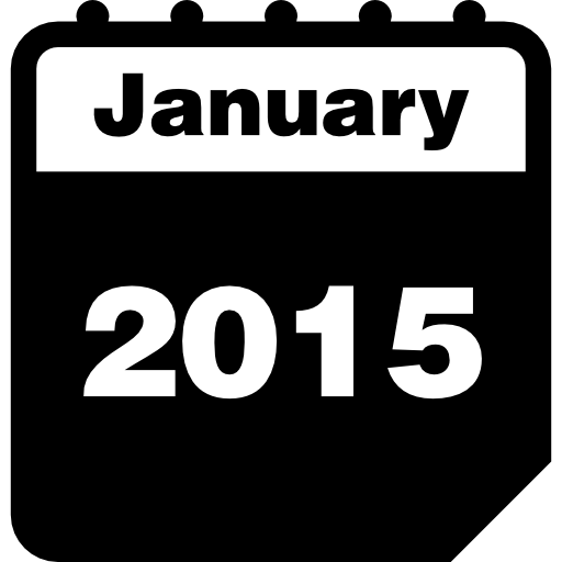 January 15 Calendar Page Free Interface Icons