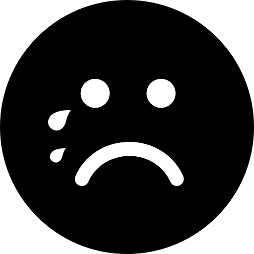 Crying Emoticon Rounded Square Face Free Interface Icons