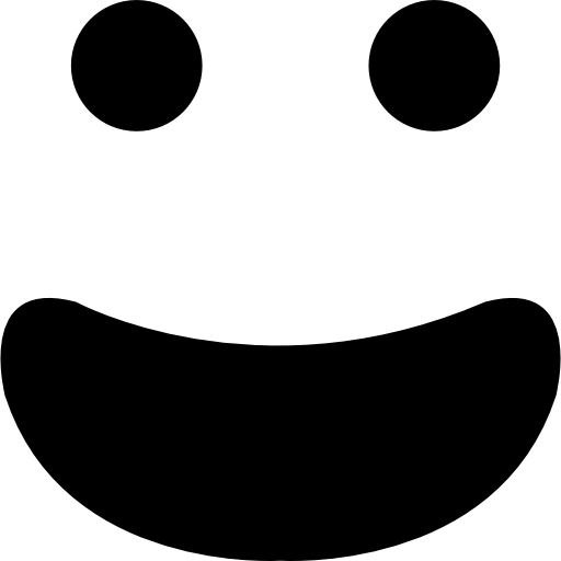 Design PNG E SVG De Rosto De Emoticon De Sorriso Simples Para