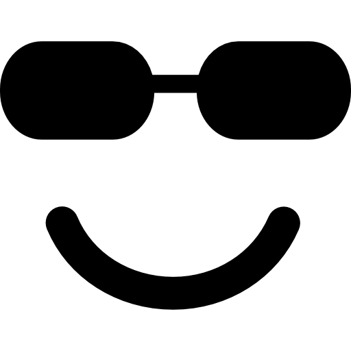 Emoji de rosto quadrado