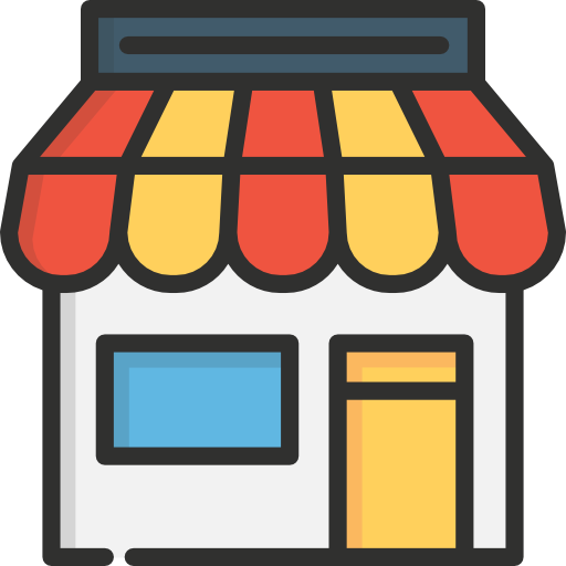 Online shop free icon