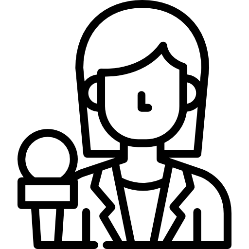 News reporter - free icon