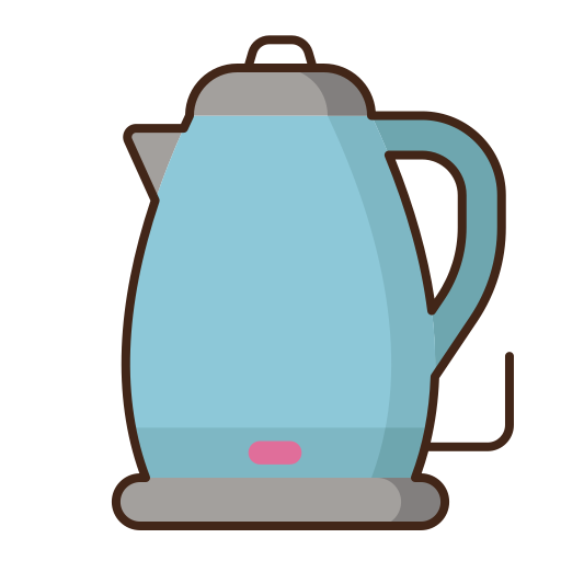 Electric kettle Flaticons Lineal Color icon