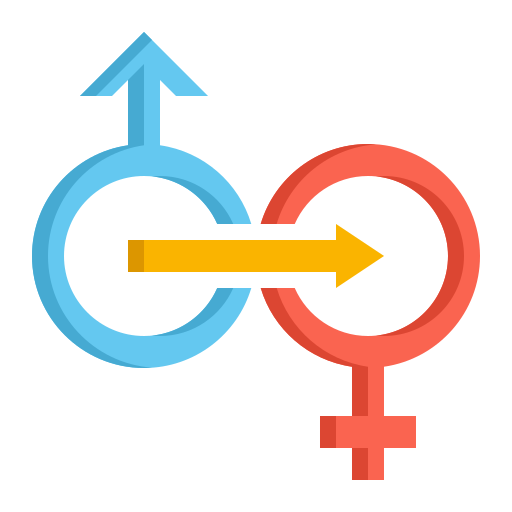 cambio de sexo icono gratis