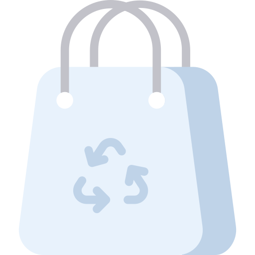 bolsa reciclada icono gratis