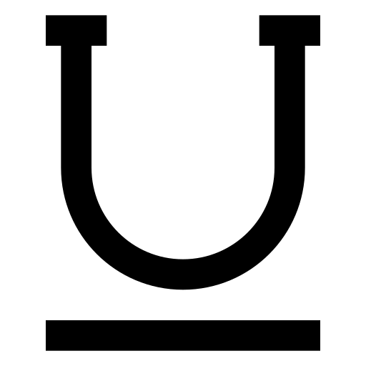 Underline free icon Underline free icon