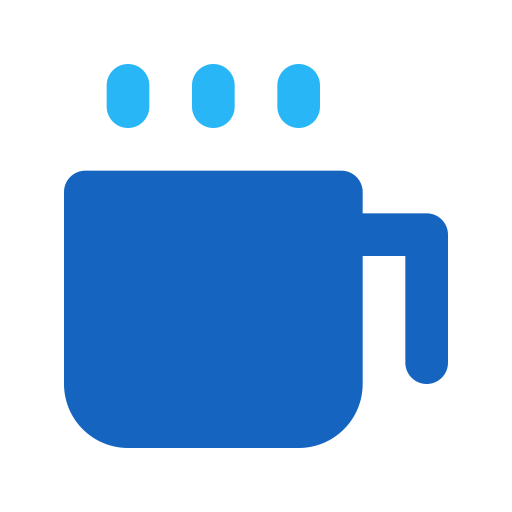 Coffee cup Generic Blue icon