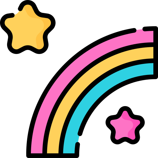 arco iris icono gratis