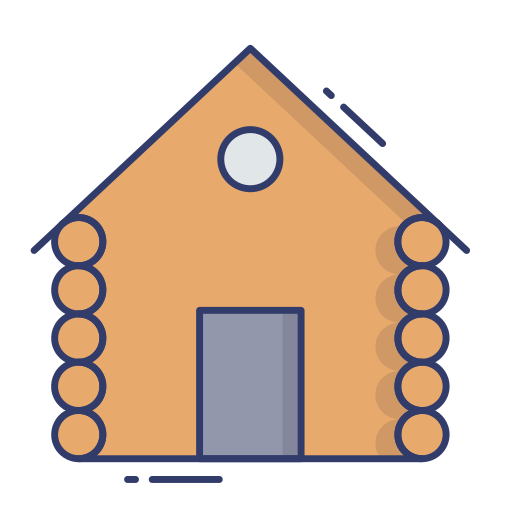 목조 주택 무료 아이콘 목조 주택 무료 아이콘