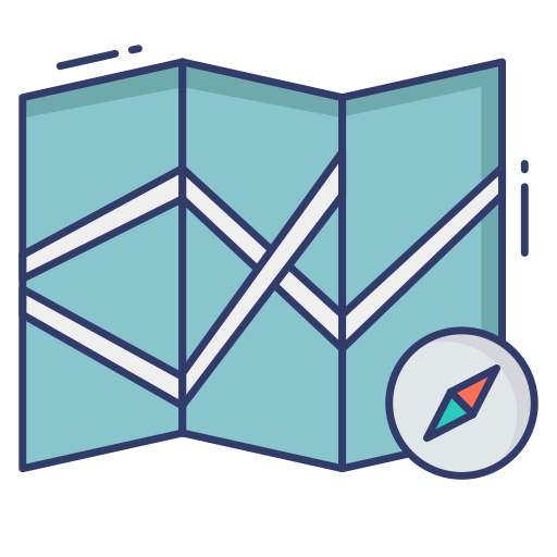 Street map free icon Street map free icon