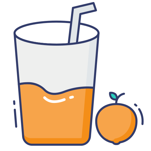 zumo de naranja icono gratis