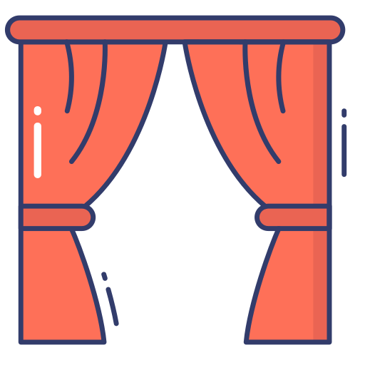 cortinas icono gratis