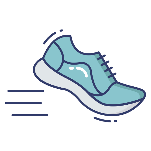 zapatos para correr icono gratis