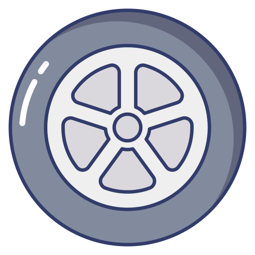 neumático icono gratis