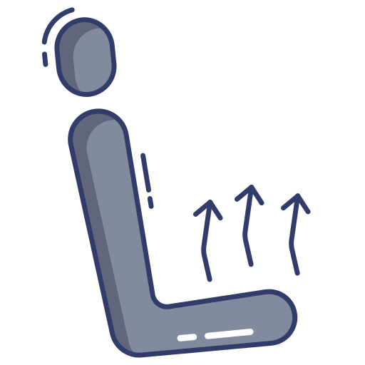 asiento de coche icono gratis