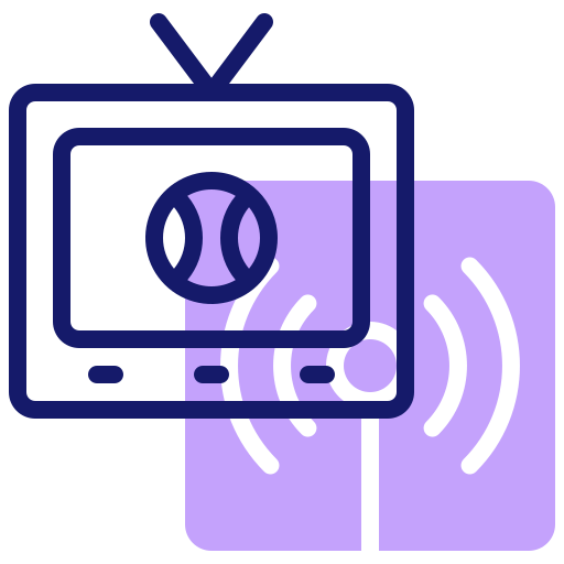 deportes en vivo icono gratis