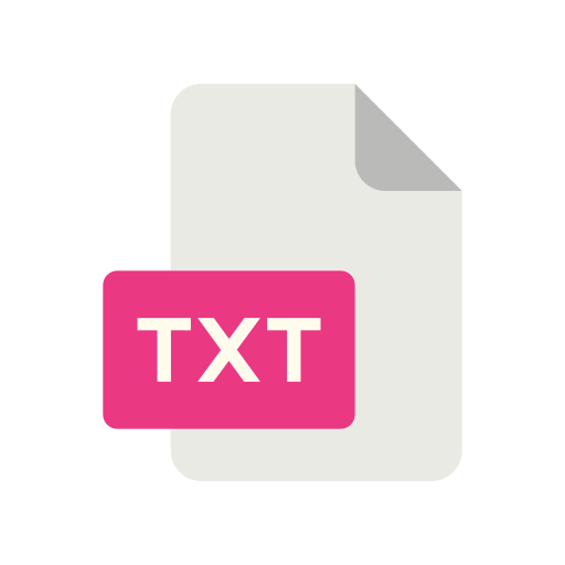 txt icono gratis