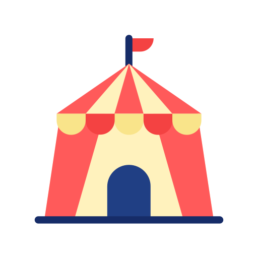 Circus tent Good Ware Flat icon