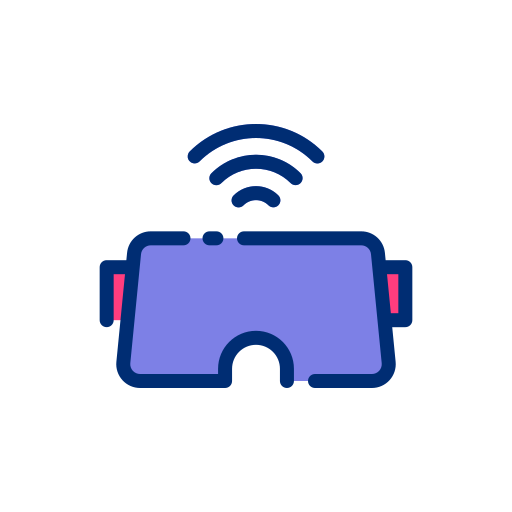 lunettes vr Icône gratuit