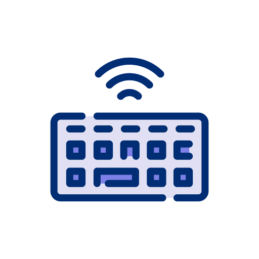 teclado inalambrico icono gratis
