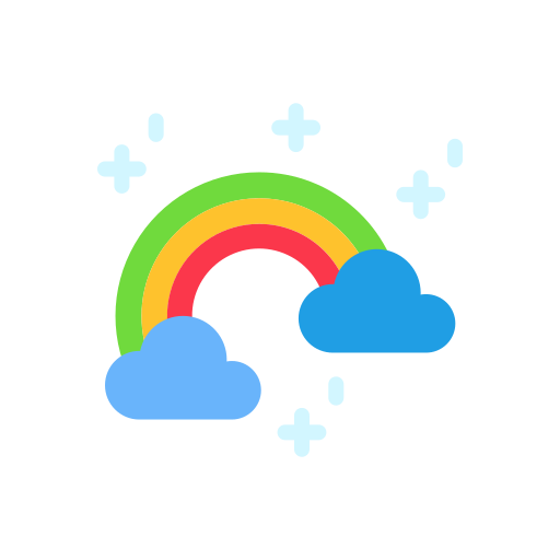 arco iris icono gratis